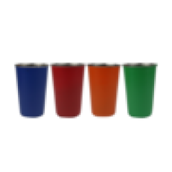 Coloured Tumbler 400ML Assortred Item - Single Product