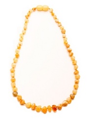 Baltic Amber For Africa Milky Teething Necklace