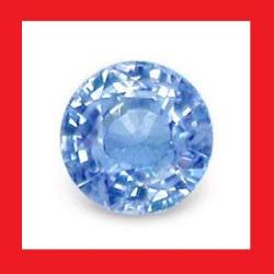 Sapphire Natural Africa - Light Blue Round Facet - 0.210cts