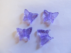 Acrylic Butterfly- Purple - 5pc-cheap Courier Delivery