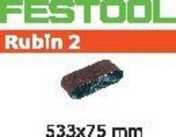 Festool Abrasive Belt L533X 75-P60 RU2 10 Rubin 2 499156