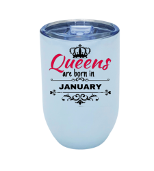 Stainless Steel Travel Tumbler - Queens Are Born In May