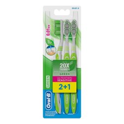 Oral-B Oral B Toothbrush Ultra Thin - Green 2+1