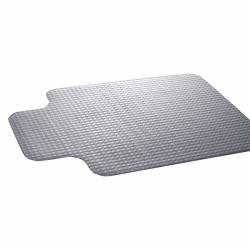 Kuyal Clear Chair Mat for Hard Floors 48 x 48 Inches Transparent Floor Mats Wood/Tile Protection Mat for Office & Home(48 x 48 Square)