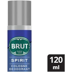 Brut Cologne For Men Deodorant Body Spray Spirit 120ML