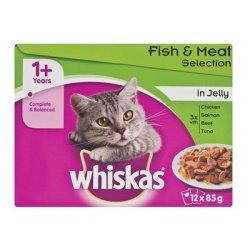 Whiskas Multipack Fish & Meat In 12X85G