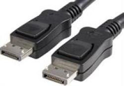 Manhattan Displayport Monitor Cable-•displayport 20-PIN Male To Displayport 20-PIN MALE-1.0 Metre-black Retail Box Limited Lifetime Warranty Product Overviewthe Manhattan Displayport Cables Provide A Single-cable