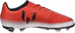Adidas Boys Firm Ground Soccer Boots Messi 16.3 FG-RED-5