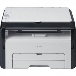 Ricoh Aficio Sp 203s Laser Printer Aio A6 Mono Usb