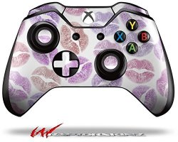 Pink Purple Lips - Decal Style Skin Fits Microsoft Xbox One Wireless Controller