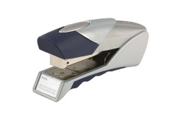 Rexel : Gazelle Half Strip Premium Desktop Metal Stapler - Silver blue