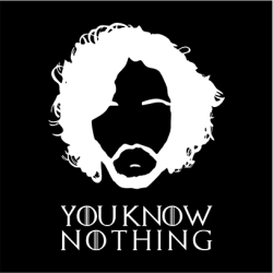 You Know Nothing Sweater Black