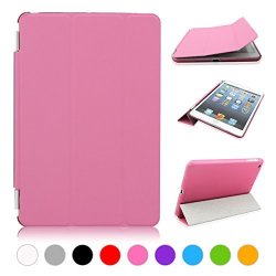 Ipad MINI 2 Cover Symbollife Ultra Thin Smart Cover With Auto Sleep wake Function For Apple Ipad MINI 2 + Screen Protector + Cleaning Cloth + Stylus Pink