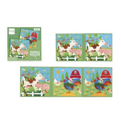 Scratch Europe Magnetic Puzzle Book To Go - Farm