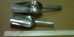 Stainless Steel Scoops 2 Piece 19 Cm And 22 Cm
