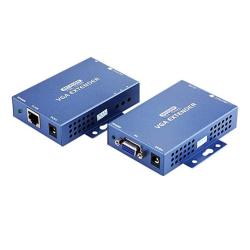 Vga Video Extender With Audio Over Single RJ45 Cat 5E CAT6 Ethernet Cable Up To 100M Sender+receiver