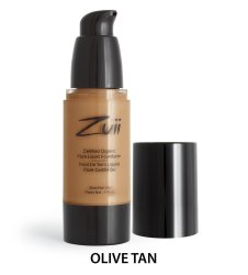 Zuii Organic Clearance Flora Liquid Foundation - Olive Tan Standard