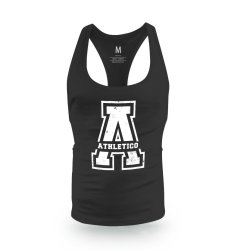 Athletico XL A-Logo Cutback Vest in Black & White