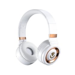 Volkano Lunar Bluetooth Wireless Headphones - White-rose-gold