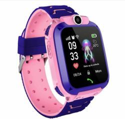 Kids Smart Watch With Built In Telephone Dual Cameras-purple