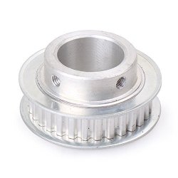 Luckmart Timing Pulley XL30 Teeth 25MM Bore Aluminum Synchronous Wheel For 3D Printer 10MM Width Belt