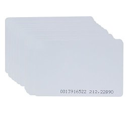 UHPPOTE Contactless 125KHz EM RFID EM4100 Proximity ID Smart Entry Access Employee Card Thickness 0.8mm Pack of 50