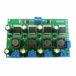 Eletechsup 3A 4 Channels Multiple Switching Power Supply Module 3.3V 5V 12V Adj Adjustable Output Dc Dc Step-down Buck Converter Board 1