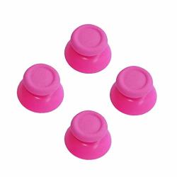 2 Pairs Thumbsticks Analog Thumb Sticks For Sony Playstation Dual Shock 4 PS4 Controller Fits Xbox One Controller Pink