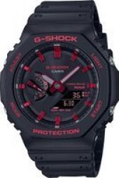 Casio G-shock GA-B2100BNR Carbon Core Watch Black Red
