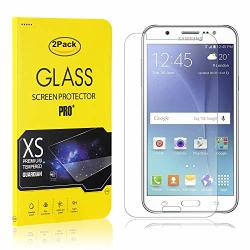 Galaxy J7 2016 Tempered Glass Screen Protector The Grafu High Transparency Screen Protector For Samsung Galaxy J7 2016 Bubble Free Easy Installation 2 Pack