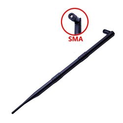 Flypig 9DBI 2.4GHZ 5GHZ Dual Band Wifi Rp-sma Antenna For Routers Linksys Cisco E2100L WRT160NL Tp-link TL-WR1043ND TL-WR2543ND TL-WDR3500 TL-WDR4300 Zyxel NBG461 NBG4615 WAP3205