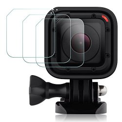Screen Protector For Gopro HERO4 HERO5 Session Afunta 3 Pack Anti-scratch Water-proof Tempered Glass Hero 4 5 Session Film Accessory