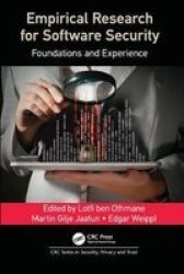 Empirical Research For Software Security - Foundations And Experience Paperback