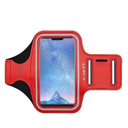 J&d LG G7 Thinq Armband LG G7 Armband Sports Armband For LG G7 Thinq LG G7 Key Holder Slot Perfect Earphone Connection While Workout