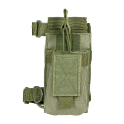 Nc Star Single Mag Pouch W Stock Adapter Green
