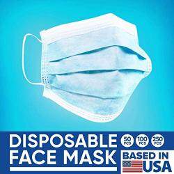 10 Pcs Surgical Masks Disposable Face Masks Medical 3-PLY Face Mask Medical Surgical Dental Earloop Polypropylene Masks Great For Virus Protection And Personal Health