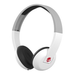 Skullcandy Uproar Wireless Headphones in White Grey & Red