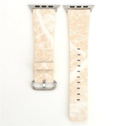 Cream Marble 42MM Band For Apple Watch
