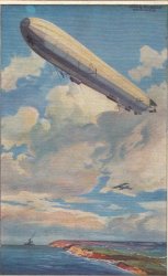 Germany: Airship Postcard In Great Condition.