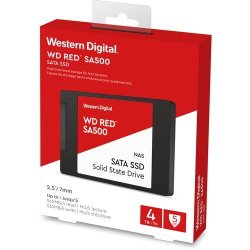 Western Digital Wd Red SA500 4.0TB 2.5" Sata 3D Nand Ssd.