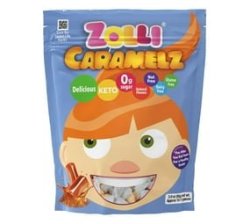 Zolli Caramelz - The Clean Teeth Anti-cavity Sugar-free Keto & Diabetic Friendly Candy - Zolli Caramelz 3.0 Oz Pouches