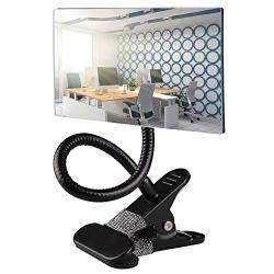 Gosear Office Clip On Cubicle Mirror Computer Rearview Mirror