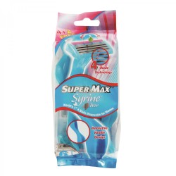 Supermax Syrine Ladies Disposable Razors Pack 4s