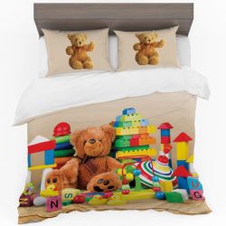 Teddy Bear Toys Duvet Cover Set