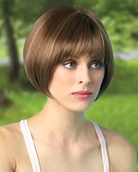 Erin Monofilament Synthetic Wig By Amore In Spring Honey Cap Size: Average Length: Short