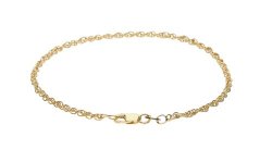 9CT 925 Gold Fusion Lady's Fancy Bracelet