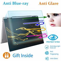 Eyes Protection Anti Blue Light Anti Glare Screen Protector Fit Hp Spectre X360 13 2-IN-1 Touch-screen Laptop 13-AE 13-AC 13-W Series Release 2017 Reduces Digital