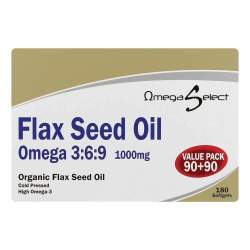 Flax Seed Oil Omega 3 Softgels 90+90'S