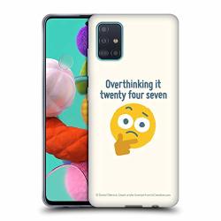 Official David Olenick Overthinking Emotions Soft Gel Case Compatible For Samsung Galaxy A51 2019