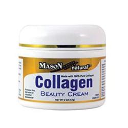Collagen Beauty Cream Made With 100% Pure Collagen Promotes Tight Skin Enhances Skin Firmness 2 Oz. Jar Pack Of 4